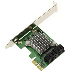 PCIe 2.0 2 x 4 poorten SATA 3 6G – Chipset Marvell 88SE9230-NAA2 – Hardware RAID 0 1 10