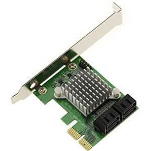 Moederbord - SATA III Kaart - 4 Poorten - PCI Express - Marvell Chipset