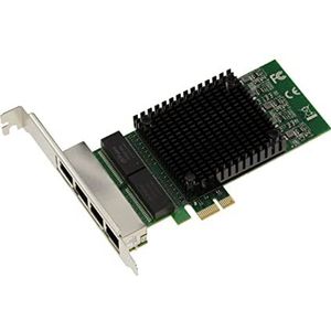 KALEA-INFORMATIQUE PCIe x1 4-poorts RJ45 Quad LAN GIGABIT ethernet 10 100 1000 1G Netwerkcontroller Kaart met Intel 82571-chipset
