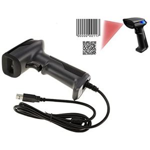 KALEA-INFORMATIQUE Douchette Scanner Lezer voor 1D UPC, EAN, GS1 etc...en 2D QR Code, DataMatrix, Aztec etc...USB Barcode Scanner