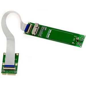 KALEA-INFORMATIQUE Mini PCIe-adapter voor Mac SSD 28 pin 12+16 pin naar MiniPCI, SSD compatibel jaar 2013 2014 2015 2016 2017 en meer