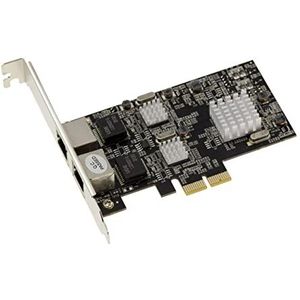 PCIe netwerkkaart Dual LAN ETHERNET 10 100 1000 2500 1G 2.5G 2 poorten RJ45 CHIPSET REALTEK RTL8125 - WOL ondersteuning