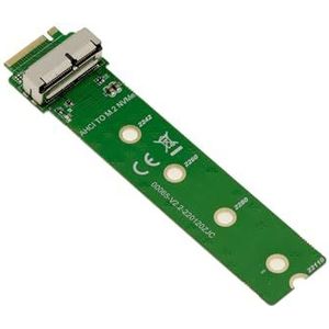 KALEA-INFORMATISCHE Adapter voor het monteren van de 12+16-pins AHCI SSD van een MacBook op een poort voor SSD M2 NVMe