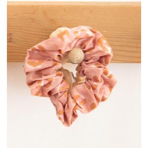 Bindi Atelier Scrunchie Haarelastiek Boho Bengal Blush 2stuks