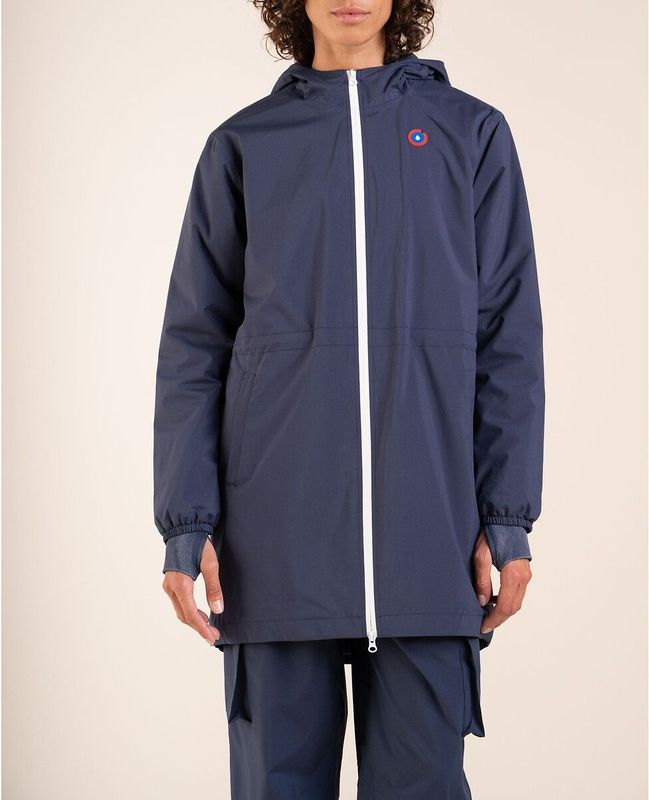 Flotte - Amelot Indigo - Jas - Marine Blauw - Waterdicht - Gerecycled Materiaal