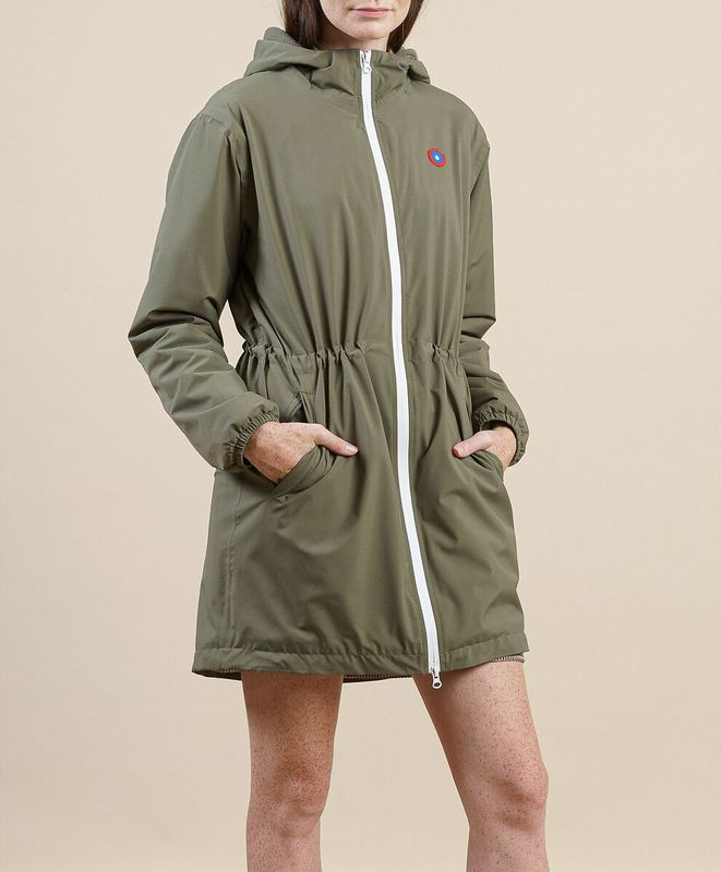 Flotte - Pompidou Kaki - Jas - Gerecycled Materiaal - Waterdicht