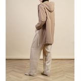 POMPIDOU FLOTTE - Halflange Parka - Beige - Polyester - Gevoerd in Fleece