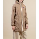 POMPIDOU FLOTTE - Halflange Parka - Beige - Polyester - Gevoerd in Fleece