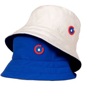 FLOTTE - Bucket Hat - Blauw/Ecru - Waterdicht - Polyester