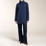 FLOTTE - BEAUBOURG - Halflange Parka - Blauw - Damesparka - Waterdichte Coating