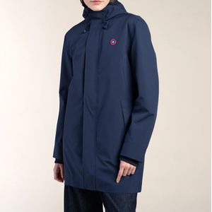 FLOTTE - BEAUBOURG - Halflange Parka - Blauw - Damesparka - Waterdichte Coating