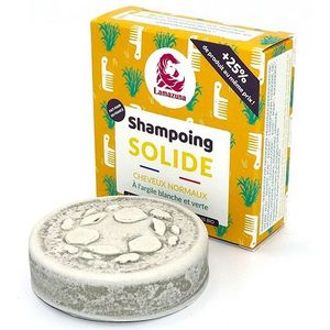 Lamazuna - Kaolien & Groene Klei Shampoo Bar Normaal Haar - 70ml