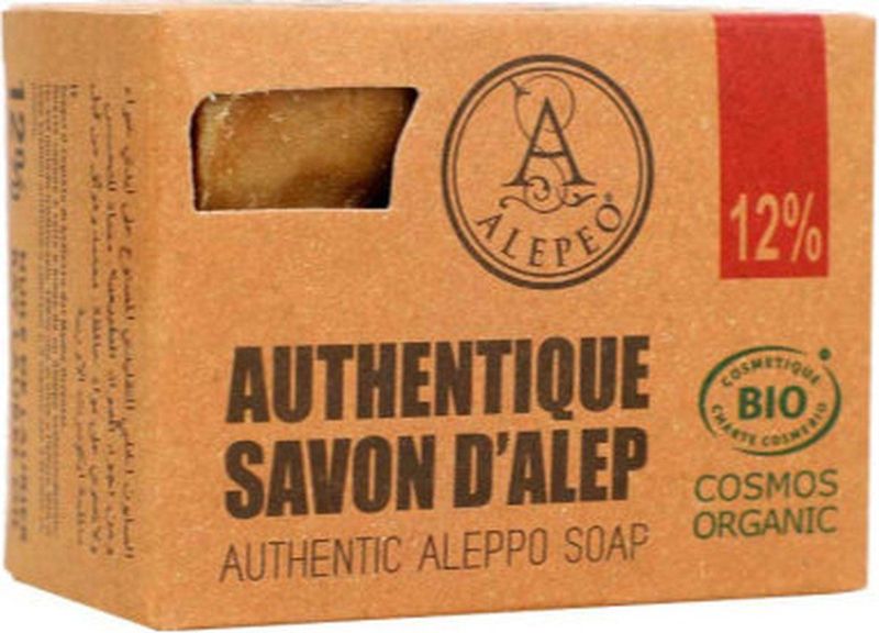 Aleppo Olijfzeep 12% laurierolie  190 gram Alepeo