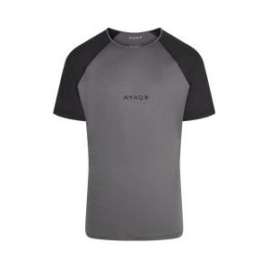maillot manches courtes ayaq biafo merinos grey volcano gris xl