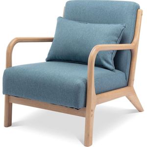 sweeek - Design fauteuil, lorens, l65 x p80 x h79cm