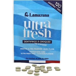 Lamazuna - Ultra Fresh - Tandpasta Tabletten - 120 Tabs
