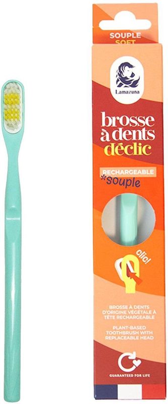 Lamazuna - Tandenborstel - Soft - Watergroen - 1 Stuk