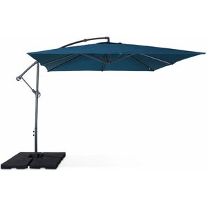 sweeek - Vierkante zweefparasol hardelot - 3x3m