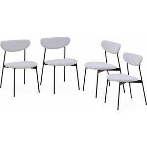 sweeek - Set van 4 scandinavische stoelen