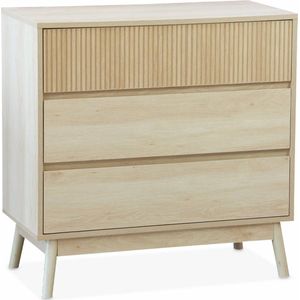 sweeek - Houten commode, 3 laden - linear