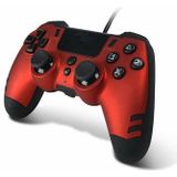 Steelplay - Slim Pack - Bedrade Controller - Robijnrood - Multi - PS4 - PC