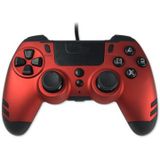 Steelplay - Slim Pack - Bedrade Controller - Robijnrood - Multi - PS4 - PC