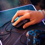 LEXIP Kakashi - Kamui - Gaming Muis - Zwart - Lichtblauw - Optisch 12000 DPI