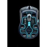 LEXIP Kakashi - Kamui - Gaming Muis - Zwart - Lichtblauw - Optisch 12000 DPI