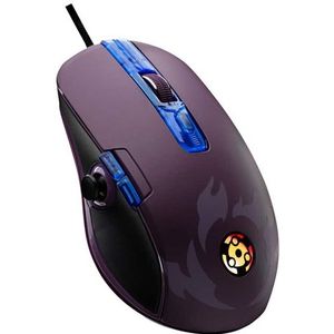 LEXIP Madara "Destruction" Gaming Muis - Paars, Blauw - USB Kabel