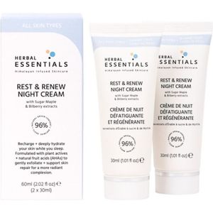 Herbal Essentials Rest & Renew Night Cream 2 x 30 ml