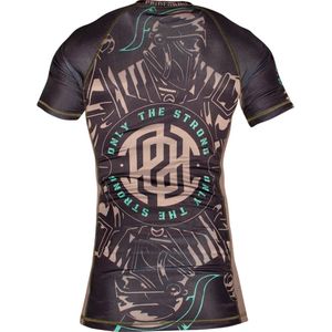 PRiDE or DiE Rash Guard Only the Strong Zwart - XXXL