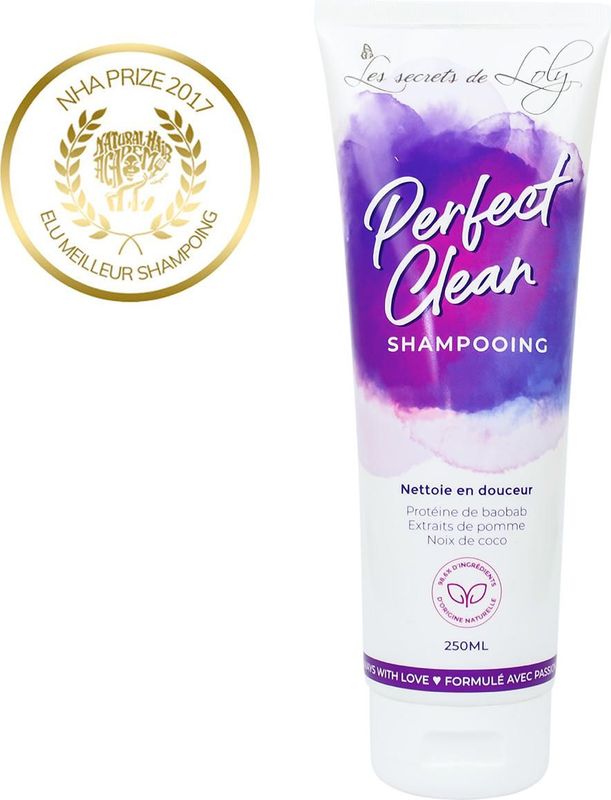 Les Secrets de Loly - Perfect Clean - Shampoo - 250 ml - Natuurlijke Ingrediënten