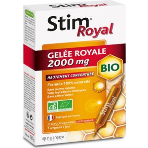 Nutreov Stim Royal GelÃ©e Royale 2000 mg Bio, 20 ampullen