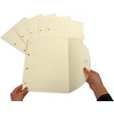 Smartfolder - Pak van 6 - A4 - Beige - Krimp A 6 Stuk