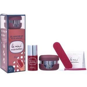 Le Mini Macaron Cassis Gel Manicure Kit  - 3-in-1 Manicure Kit - Cassis