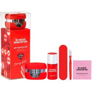 Le Mini Macaron - Gel Manicure Kit - Cherry Red - 10 ml