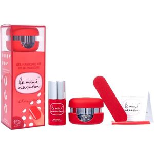 Le Mini Macaron Gel Manicure Kit Cherry Red 10 ml