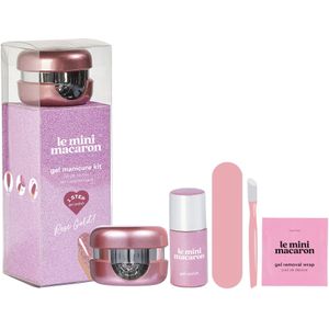 Le Mini Macaron Gel Manicure Kit Rose Gold (U) 10 ml