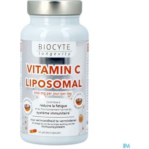 Biocyte - VITAMIN C LIPO - Voedingssupplement - 500 mg - Kauwtablet