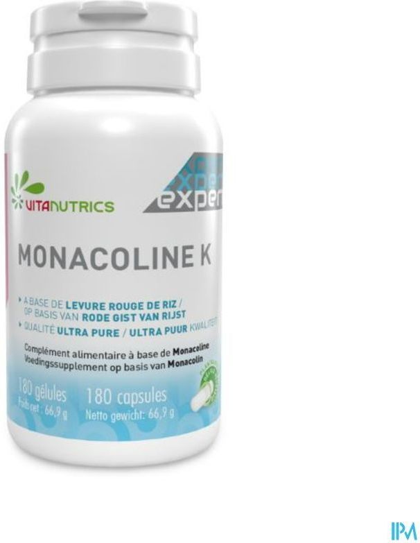 Vitanutrics - Vitamonacoline K Caps - Vitamine K - 180 Caps