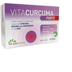 Kurkuma - VitaCurcuma Forte - Supplement - Actieve Ingrediënten - 60 Capsules