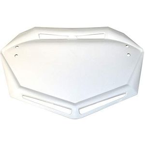 cyclingcolors Houder voor fiets, BMX, Trial, Aero, kunststof, wedstrijd, MTB, motorcross, MX, motorfiets, quad, kart, cross, karting, enduro (wit)