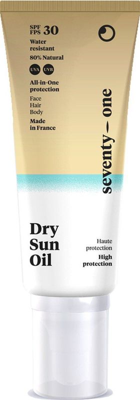 SeventyOne - Droog Zon Olie - SPF 30 - 80% Natuurlijk - Voor Gezicht Lichaam Haar