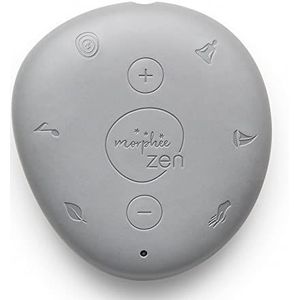 Morphée Zen Meditatieapparaat voor onmiddellijke ontspanning, anti-stress, diepe ontspanning, draagbaar, ontspannende muziek, meditatiesessies, witte ruis, 72 sessies in 4 talen
