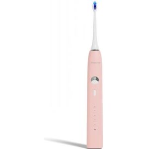 NEOSONIC® - Elektrische sonische tandenborstel looptijd 3 maanden – 15 modi – oplaadbaar USB-C – timer 2 minuten – 2 koppen inbegrepen – geluidsborstel roze NEOPULSE