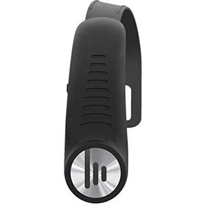 BassMe + Classic Edition, Body Bass (meeslepende geluidservaring, zodat je muziek kunt voelen in plaats van het gewoon te horen, licht van 370 g en draadloze persoonlijke subwoofer), zwart