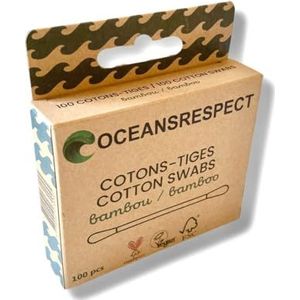 Oceansrespect - Bamboe wattenstaafjes - 100 stuks - wit