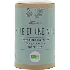 Franse landbouw supplementen betere slaap en stress - Romeinse kamille en citroenmelisse 100 capsule