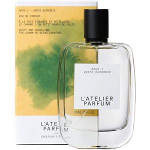 L' Atelier Parfum - Unisex - Opus 1 Verte Euphorie - Citrus - Edp 50 ml - Vegan