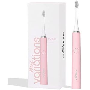My Variations - Elektrische sonische tandenborstel - Oplaadbaar - 1 maand batterij - 5 poetsmodi - Geïntegreerde 2 minuten timer - 1 handgreep en 1 borstel (roze)